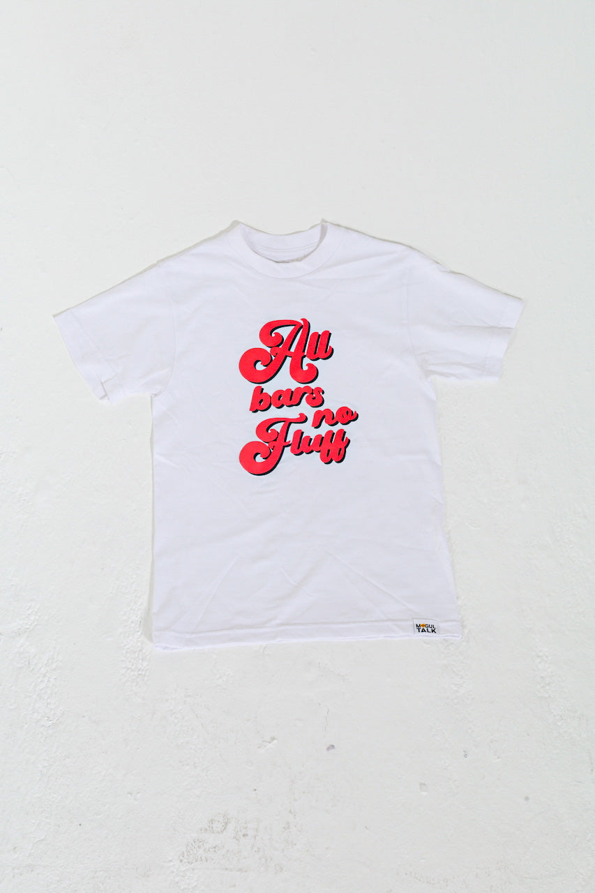 All Bars No Fluff ( White/ Red)